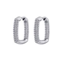 Orecchini Rosato Donna Bianca in Argento Cubic Zirconia RZBI21